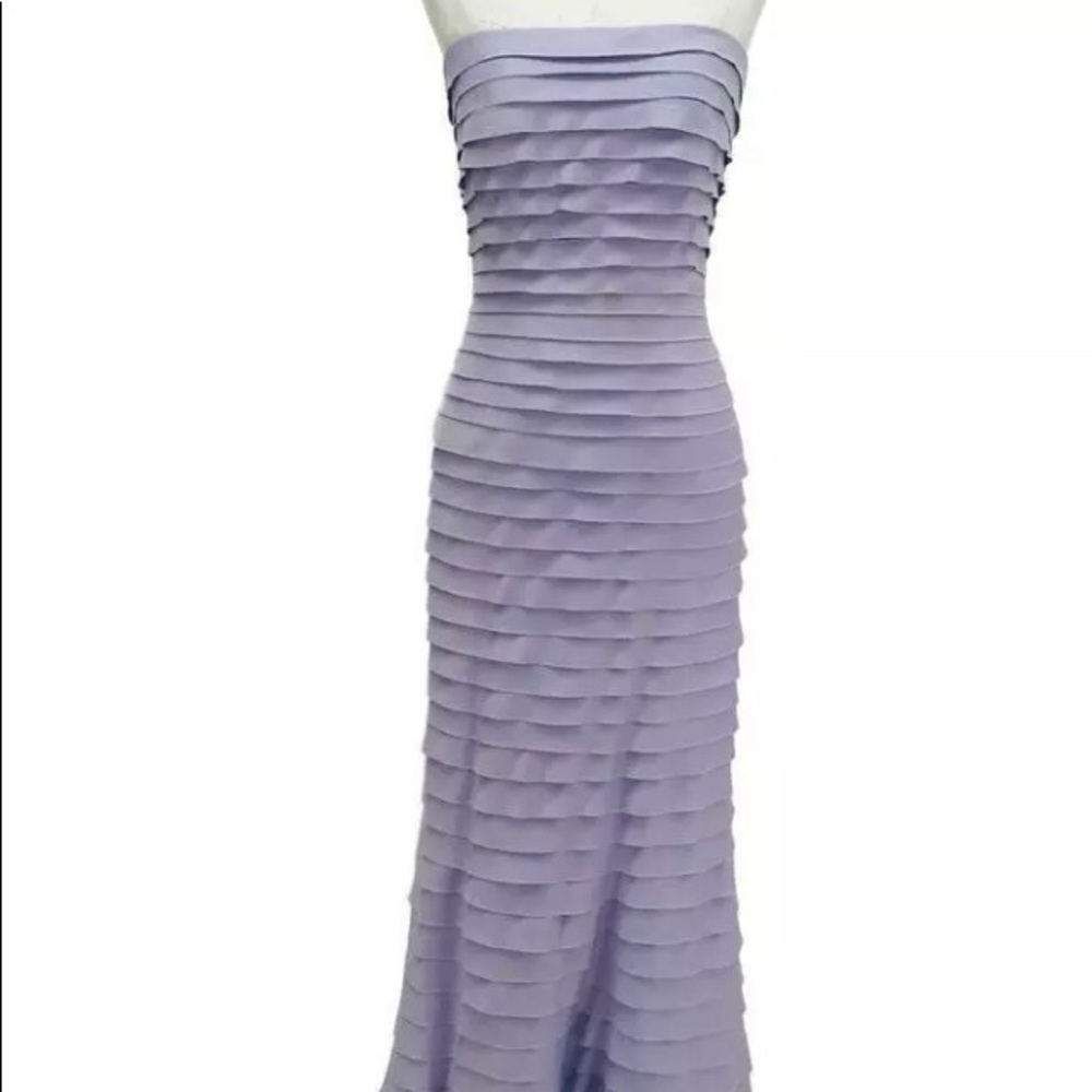TADASHI Dress S 2 Purple Maxi Empire Waste Formal